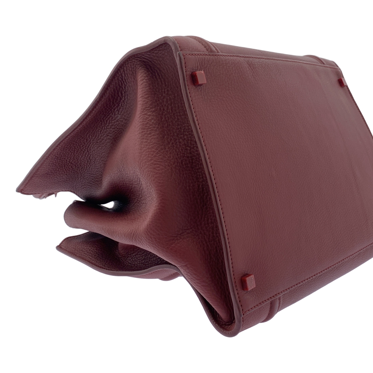 CELINE / セリーヌ スクエア ラゲージ ファントム レザー トートバッグ