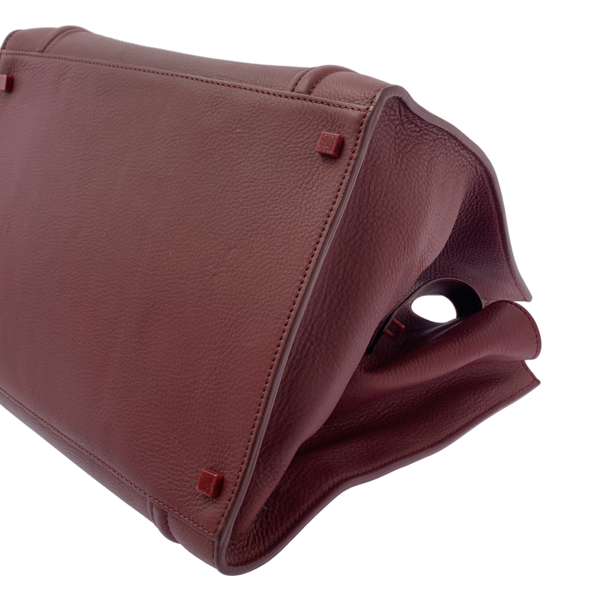 CELINE / セリーヌ スクエア ラゲージ ファントム レザー トートバッグ