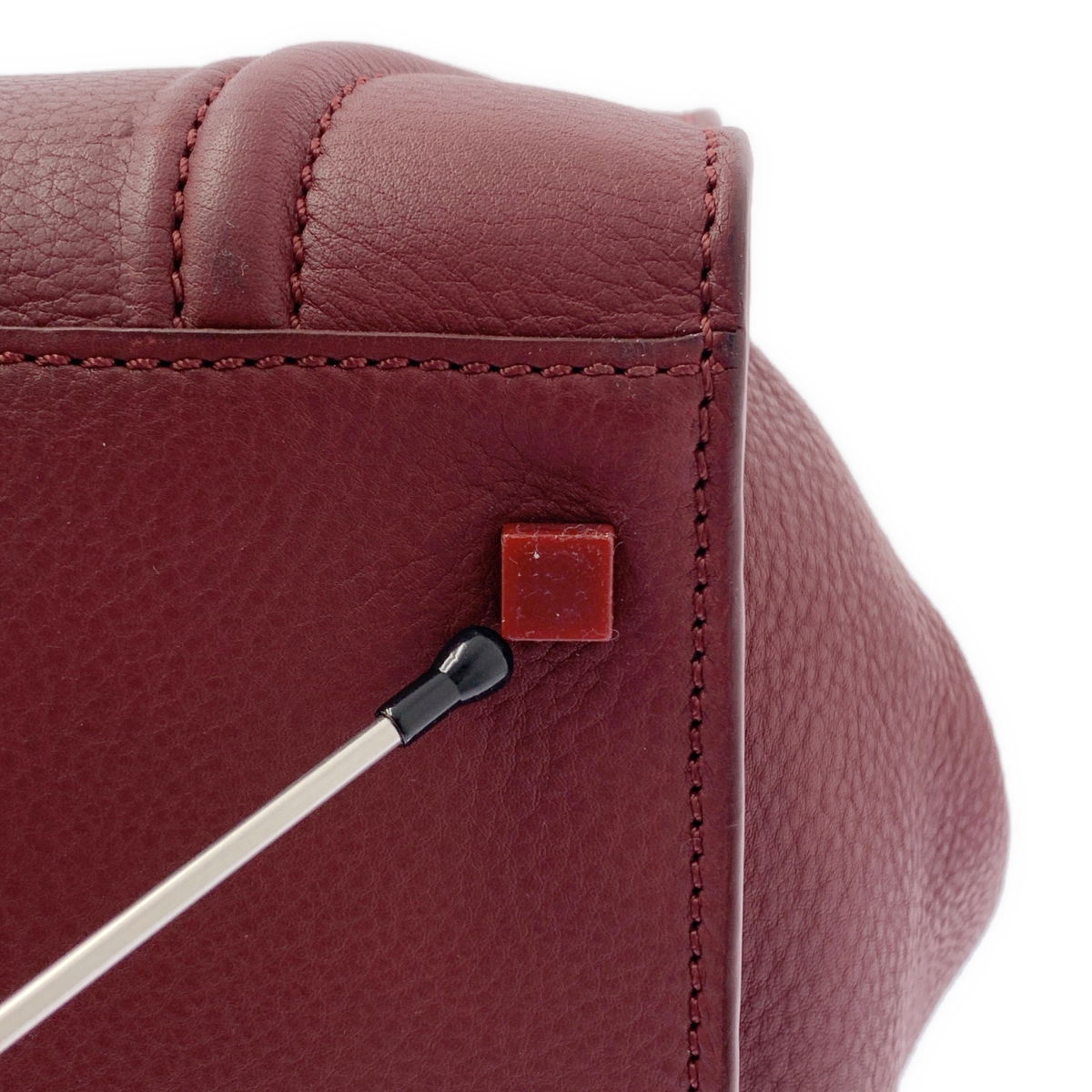 CELINE / セリーヌ スクエア ラゲージ ファントム レザー トートバッグ