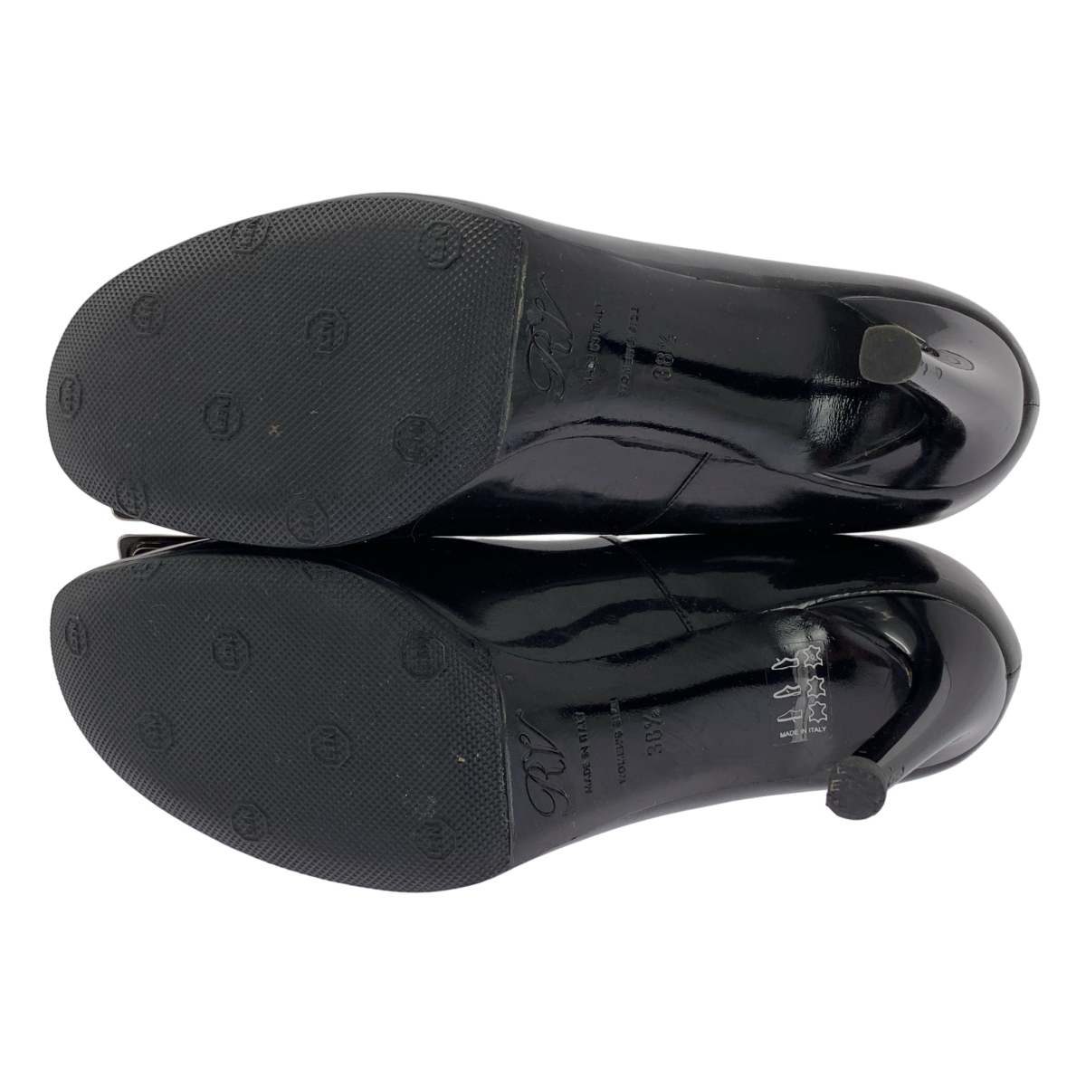 Roger Vivier / ロジェ・ヴィヴィエ パテントレザー ロゴ ヒール パンプス