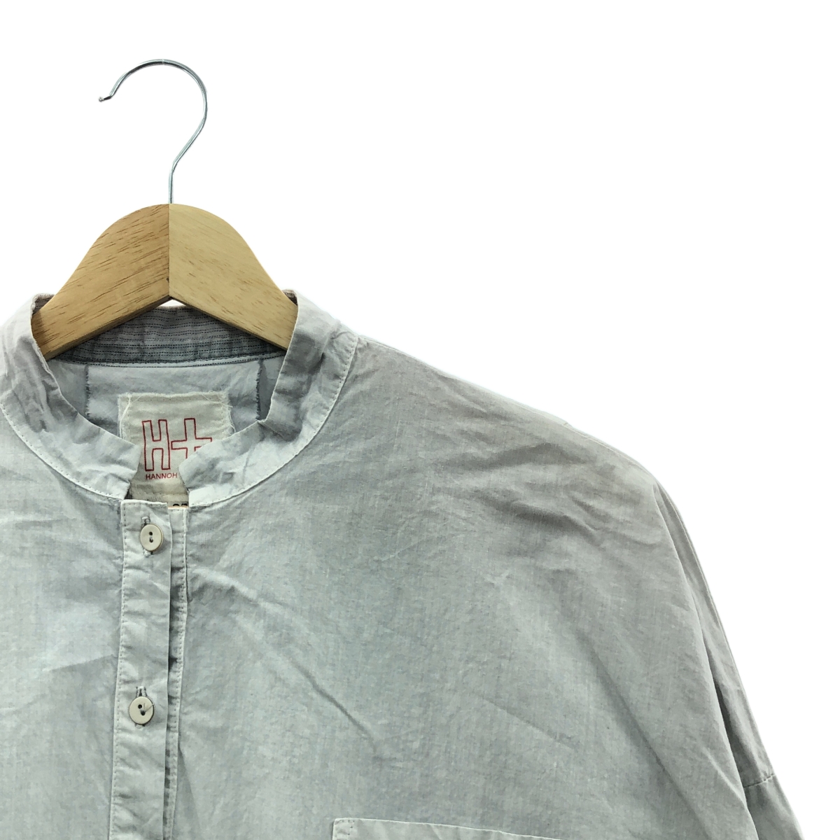 H+ HANNOH WESSEL / アッシュプリュスアノーヴェセル コットン プルオーバー ロングシャツ