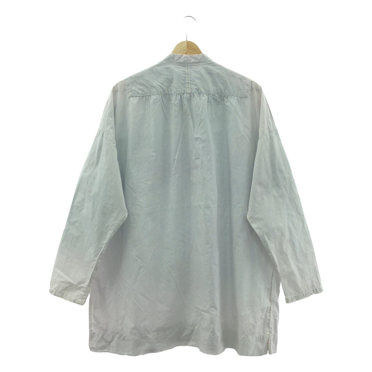 H+ HANNOH WESSEL / アッシュプリュスアノーヴェセル コットン プルオーバー ロングシャツ