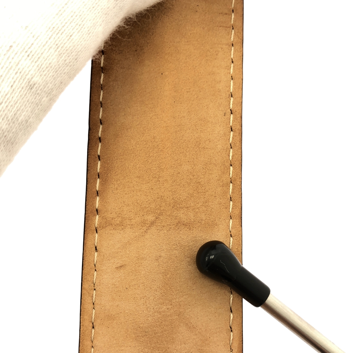 LOEWE / ロエベ レザー アナグラム ロゴ スラップ ブレスレット