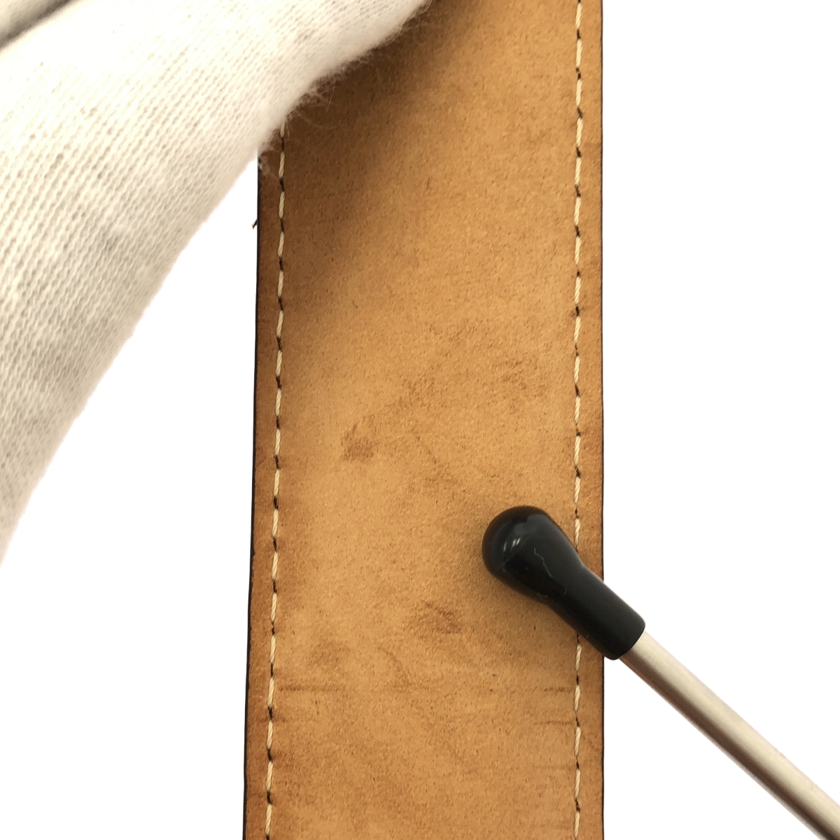 LOEWE / ロエベ レザー アナグラム ロゴ スラップ ブレスレット