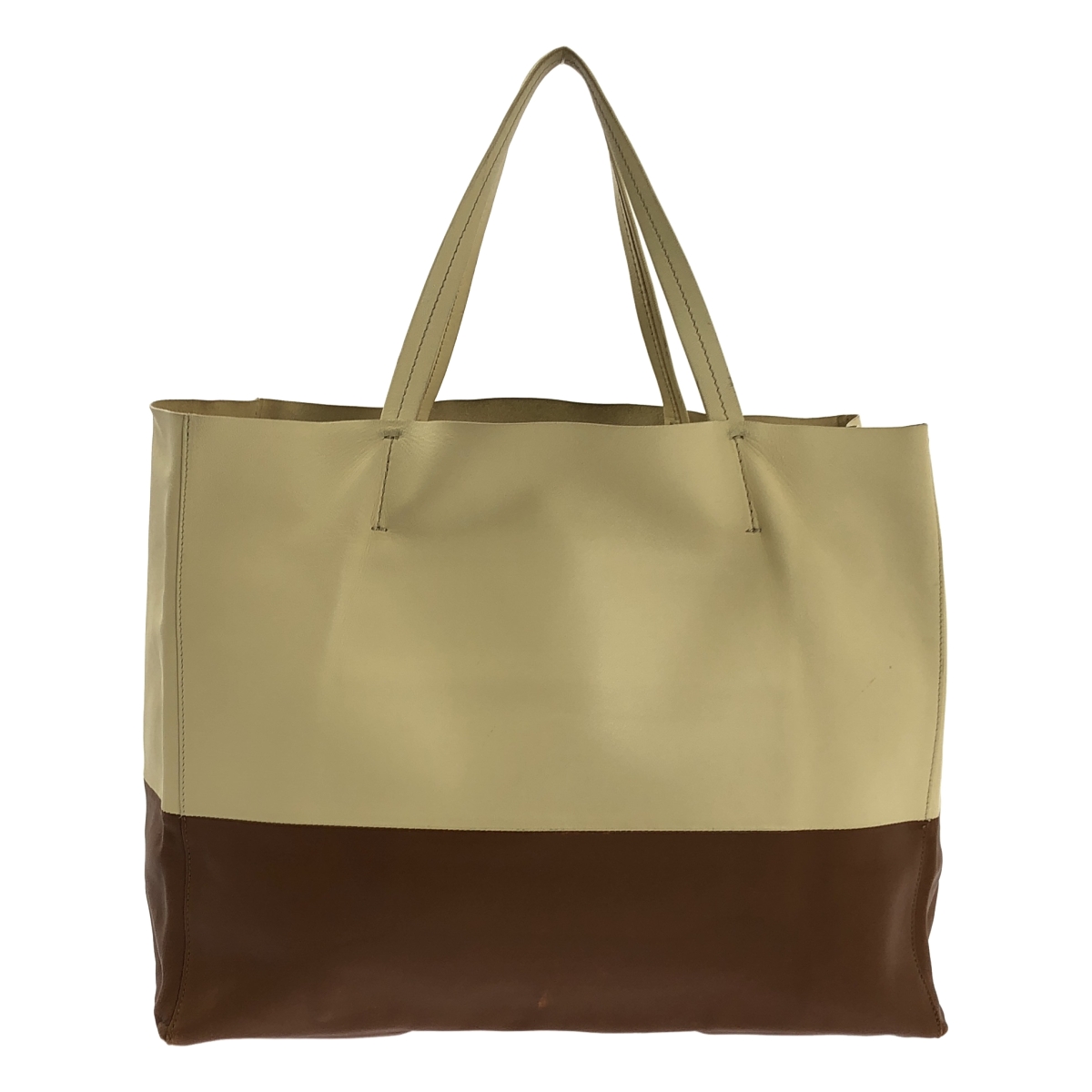 CELINE / セリーヌ by Phoebe Philo / ホリゾンタル カバ バイカラー トートバッグ