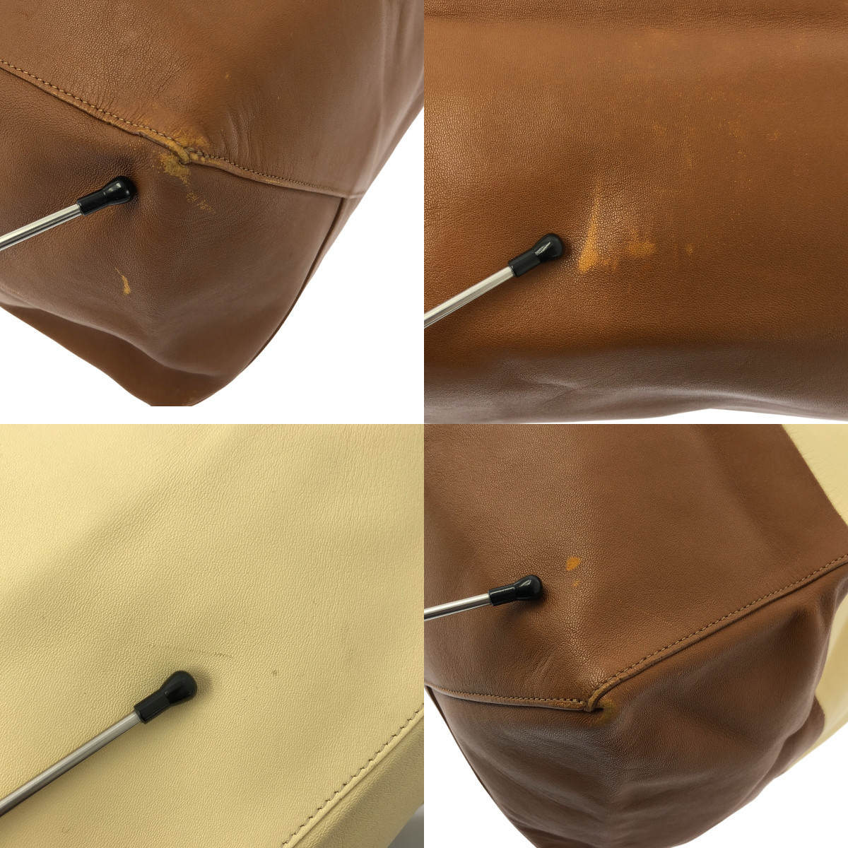 CELINE / セリーヌ by Phoebe Philo / ホリゾンタル カバ バイカラー トートバッグ