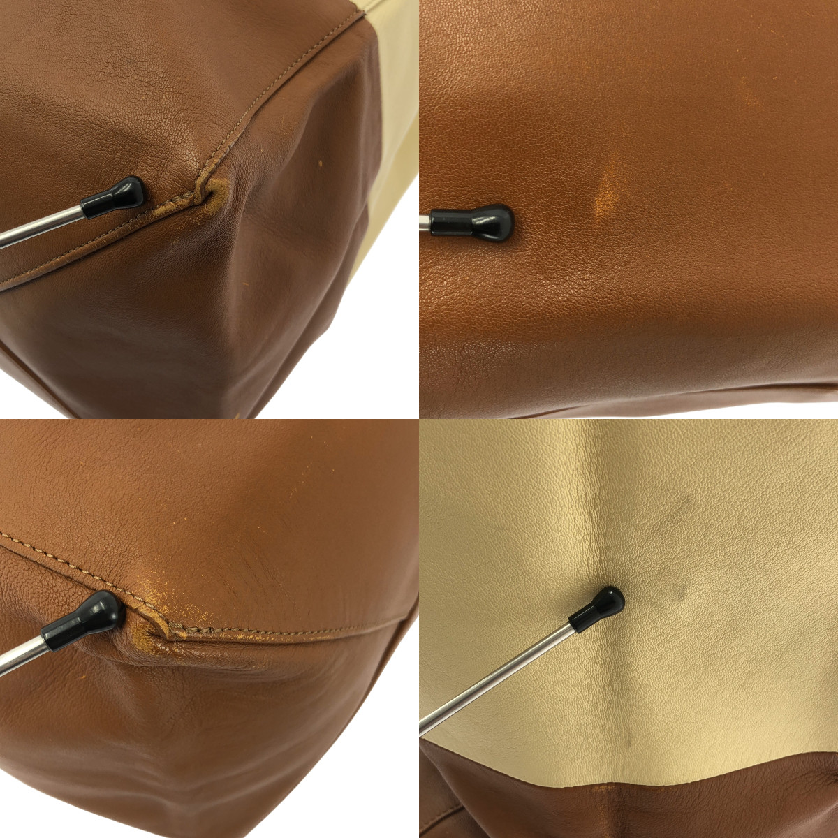 CELINE / セリーヌ by Phoebe Philo / ホリゾンタル カバ バイカラー トートバッグ