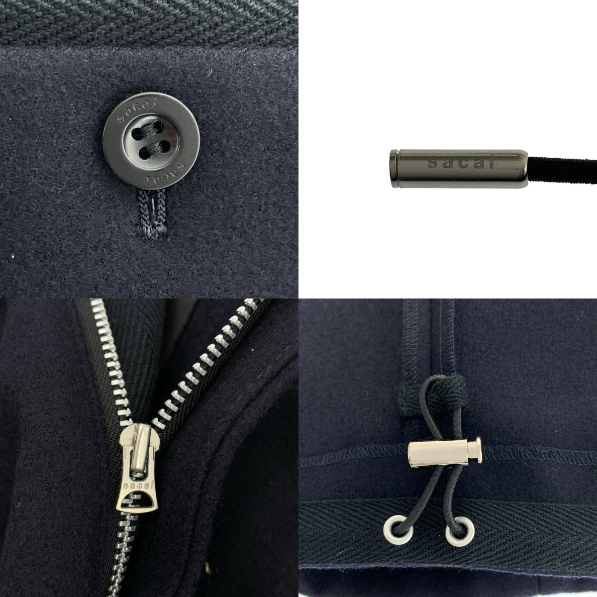 sacai / サカイ Wool Melton Pants  / ウール メルトン ドローストリング パンツ