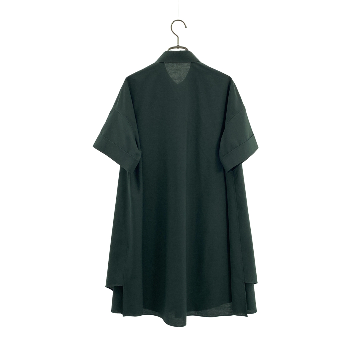 THE RERACS / ザリラクス ヘンリーネック ショートスリーブ ロングシャツ