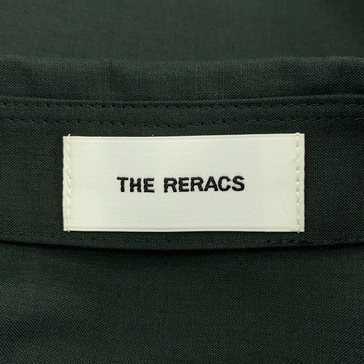 THE RERACS / ザリラクス ヘンリーネック ショートスリーブ ロングシャツ