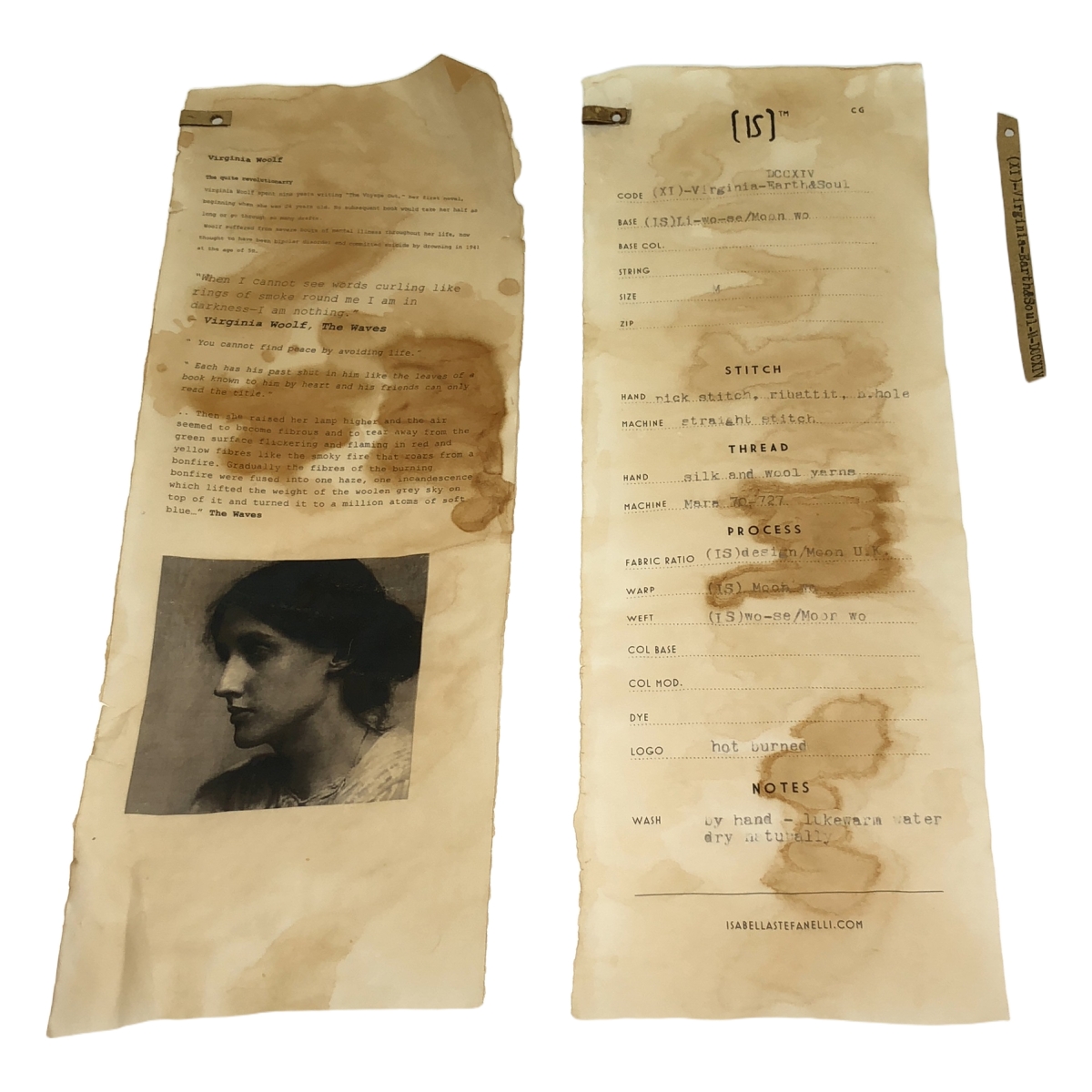 ISABELLA STEFANELLI / イザベラステファネリ Virginia check coat / Earth&Soul ヴァージニア コート