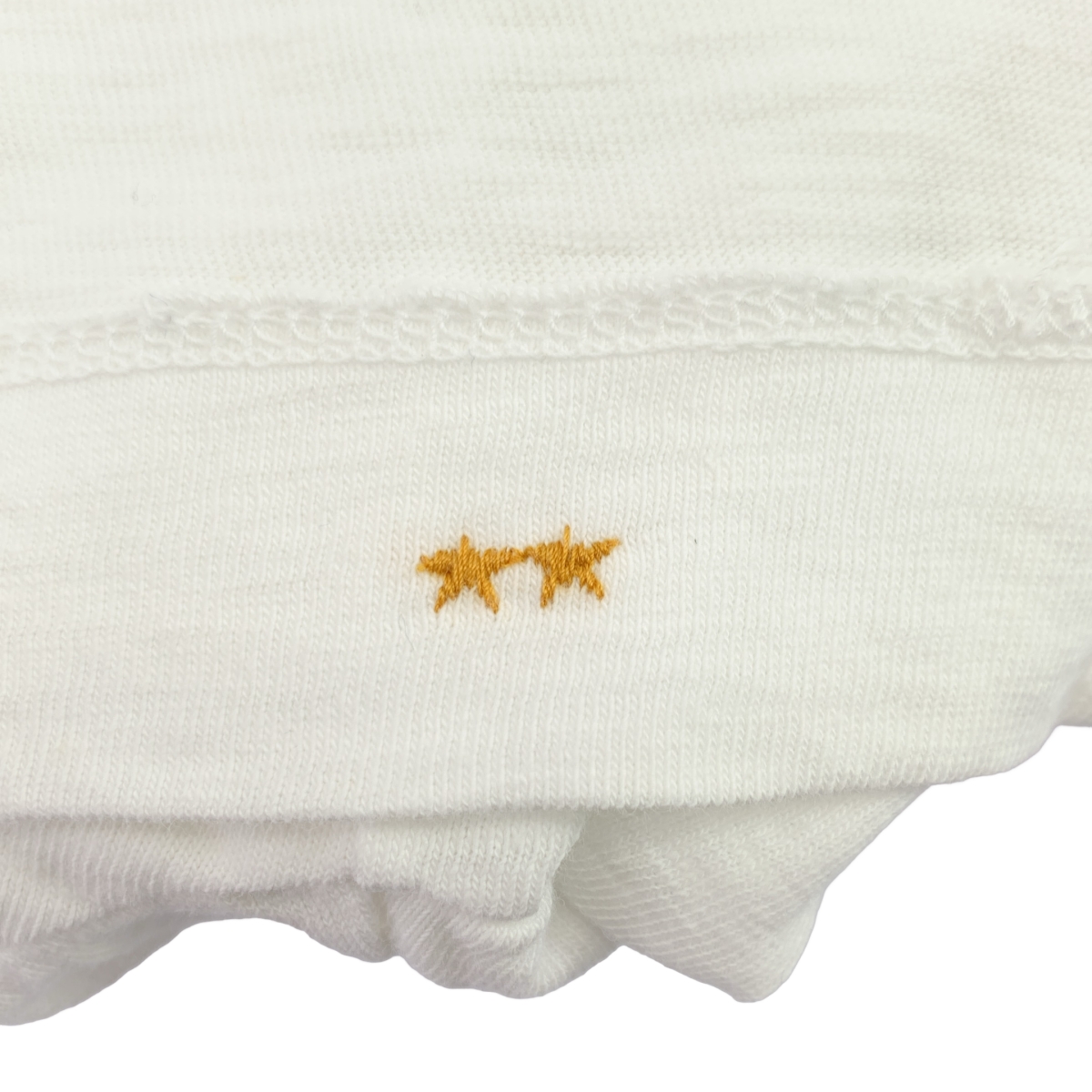 45r / フォーティファイブアール ジンバブエコットンの四角Tシャツ