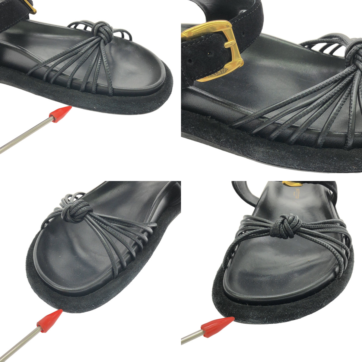 J&M DAVIDSON / ジェイアンドエムデヴィッドソン STRAPPY KNOTTED SANDAL ストラッピー ノット サンダル