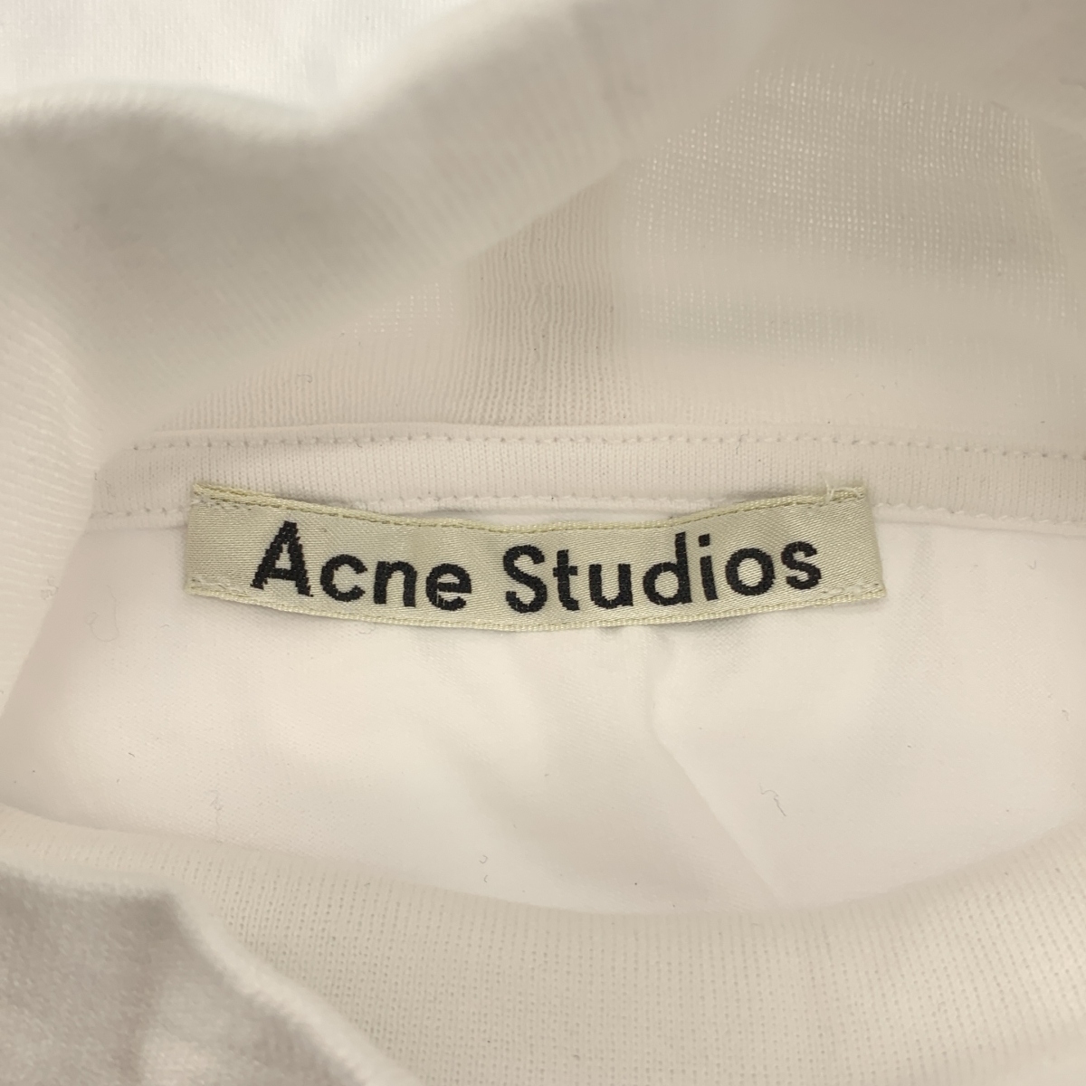 Acne Studios / アクネストゥディオズ コットン オーバーサイズ モックネック Tシャツ