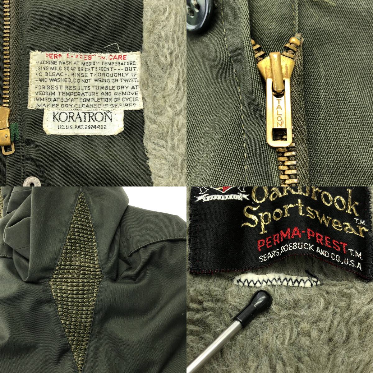 Sears / シアーズ 60-70s ヴィンテージ ファラオジャケット ボアライニング