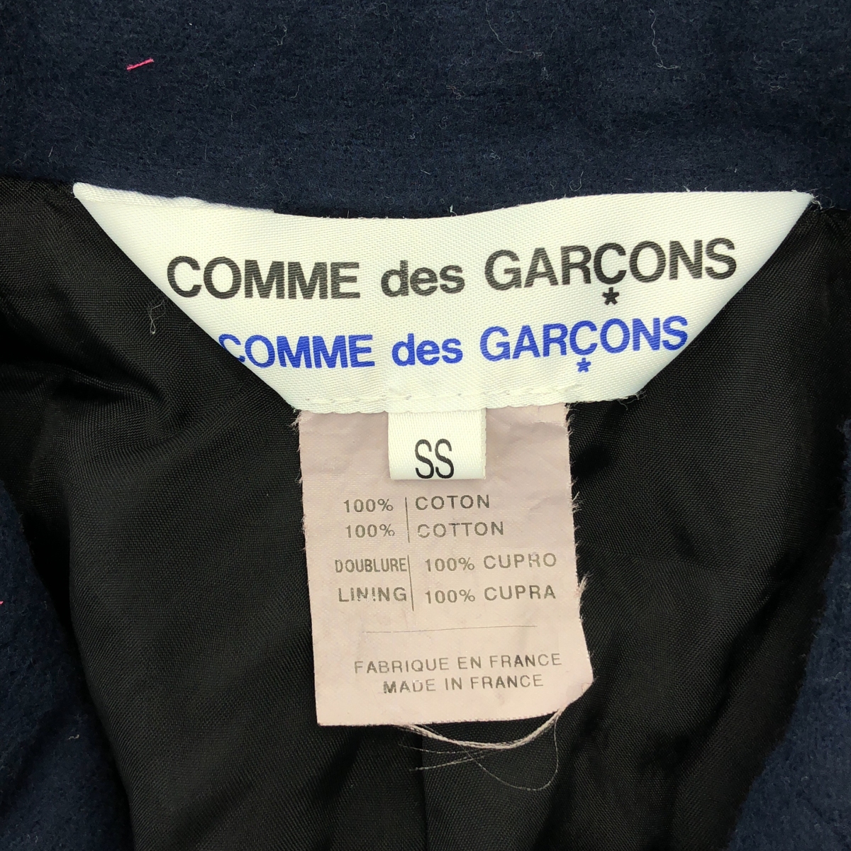 COMME des GARCONS COMME des GARCONS / コムコム コットン 3B テーラードジャケット