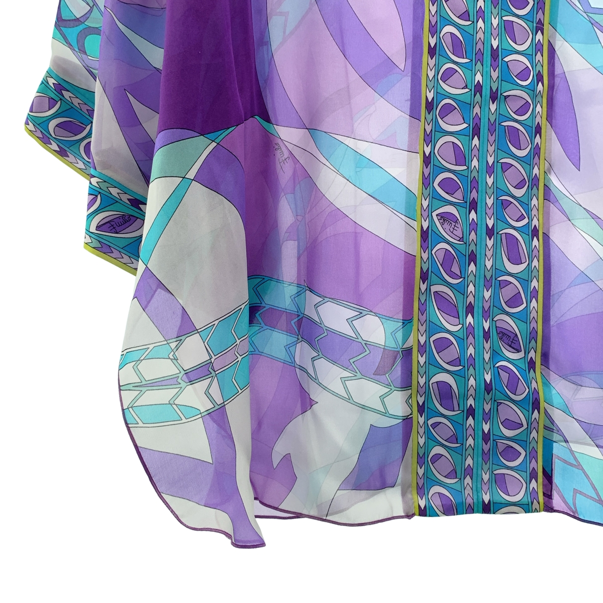 EMILIO PUCCI / エミリオプッチ シルク 総柄 ドルマンスリーブ トップス