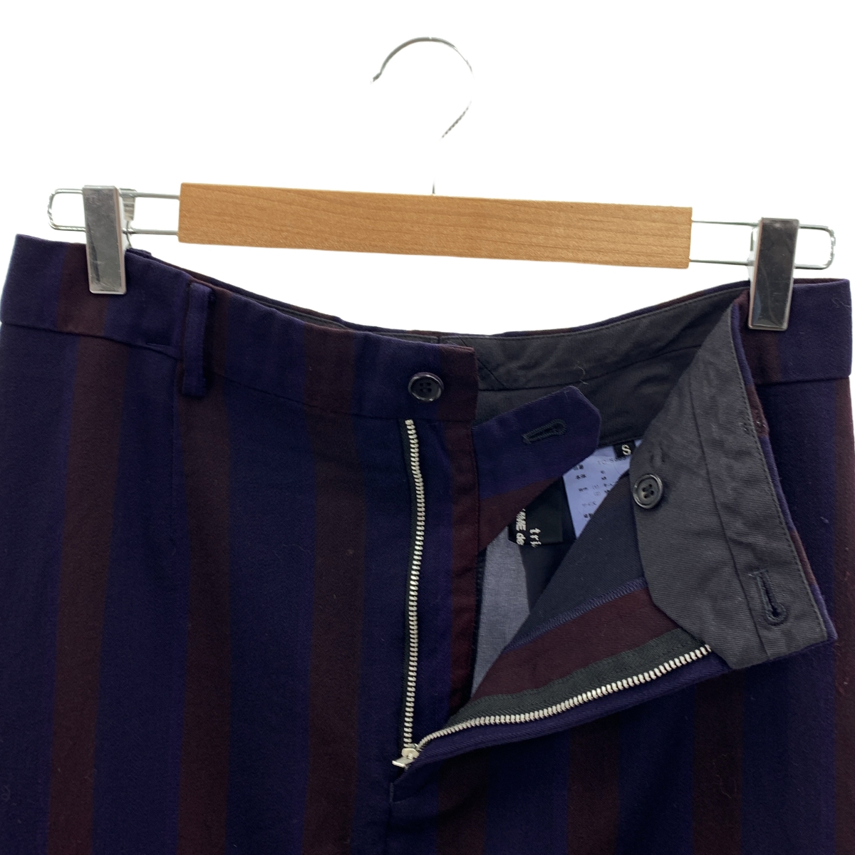 tricot COMME des GARCONS / トリココムデギャルソン 製品染め ウール ストライプ スカート