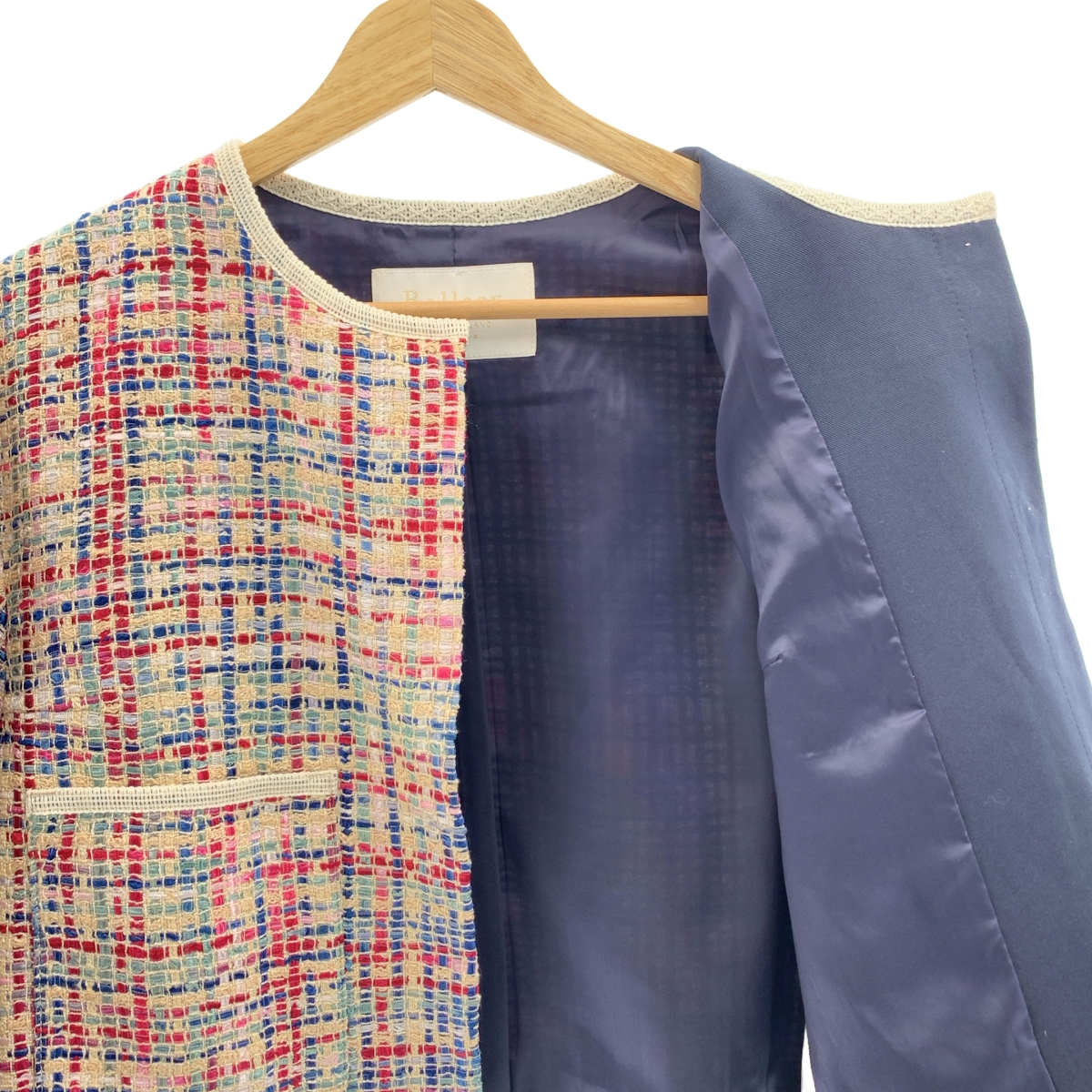 Tomorrowland BALLSEY / トゥモローランドボールジー モザイクツイード ショートクルージャケット