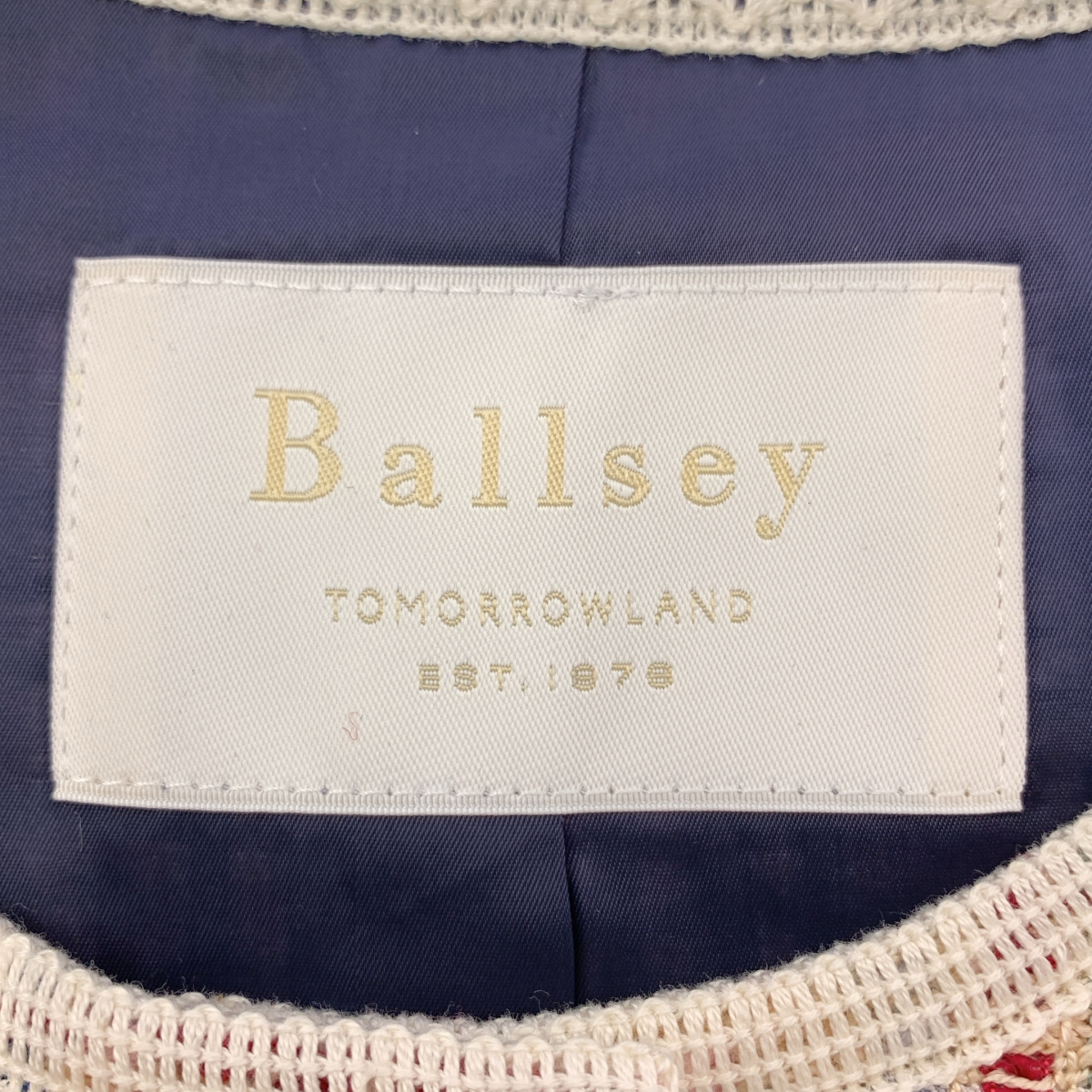 Tomorrowland BALLSEY / トゥモローランドボールジー モザイクツイード ショートクルージャケット