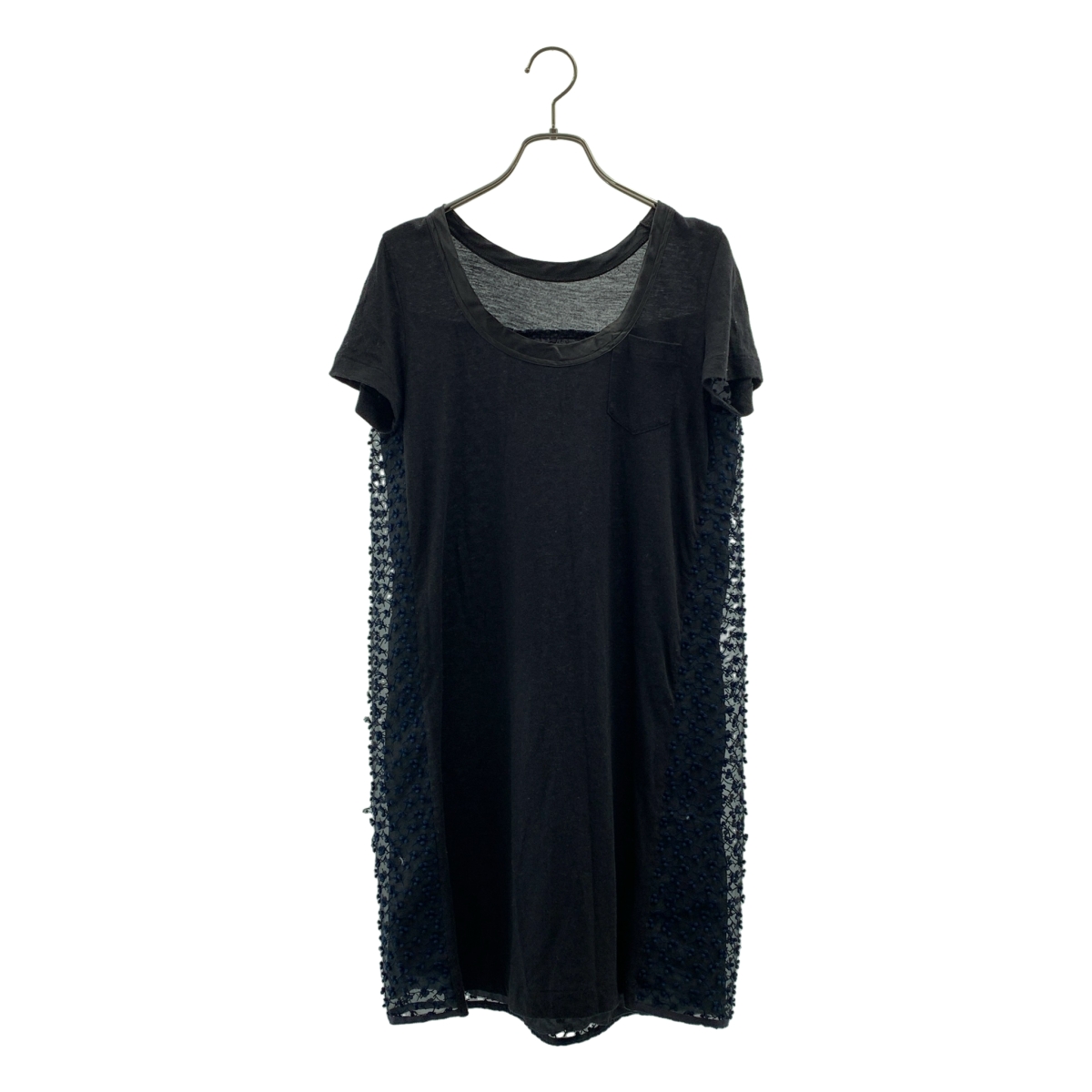 sacai / サカイ バックレース装飾 カットソー ドレス ワンピース