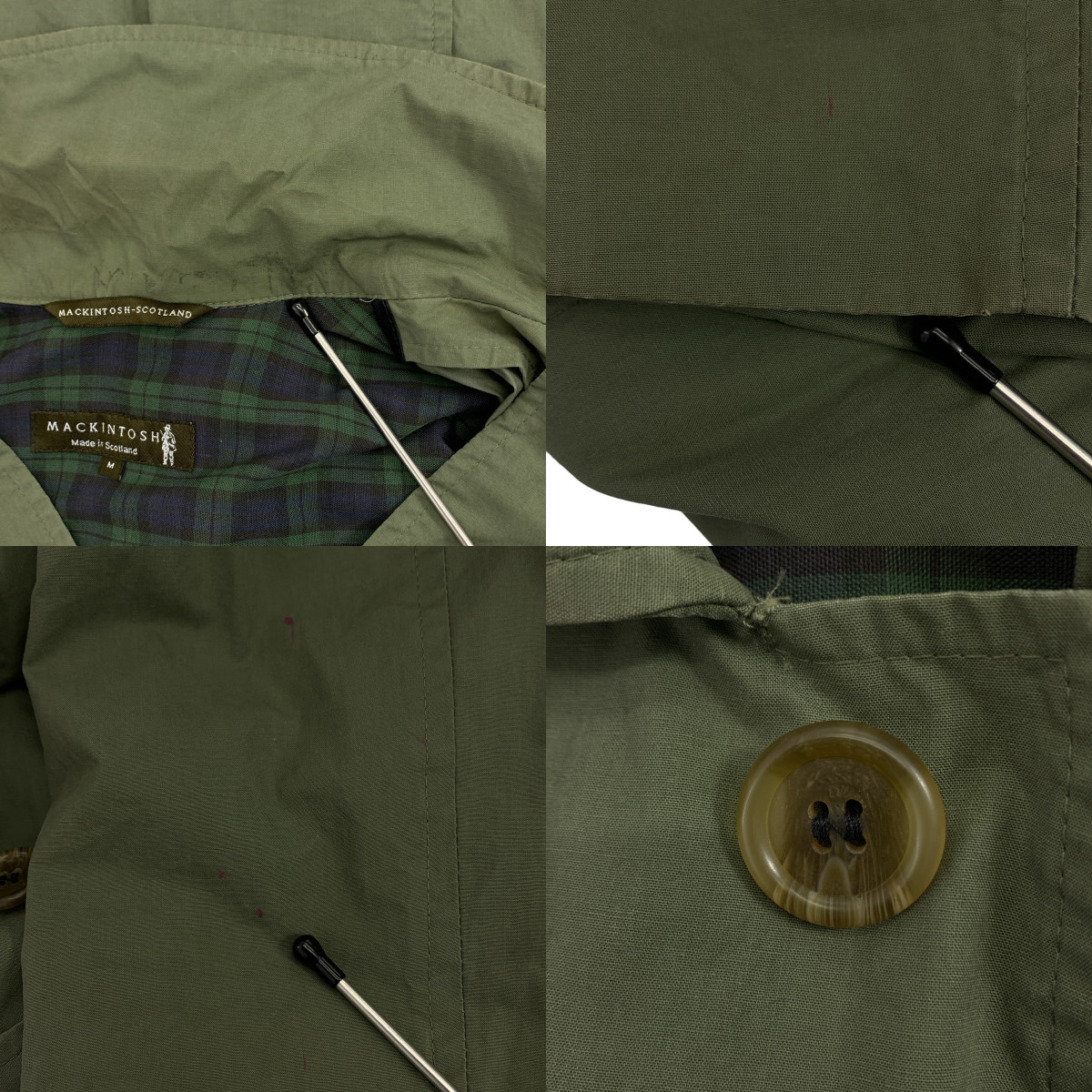 MACKINTOSH / マッキントッシュ フライフロント ステンカラー オーバーコート