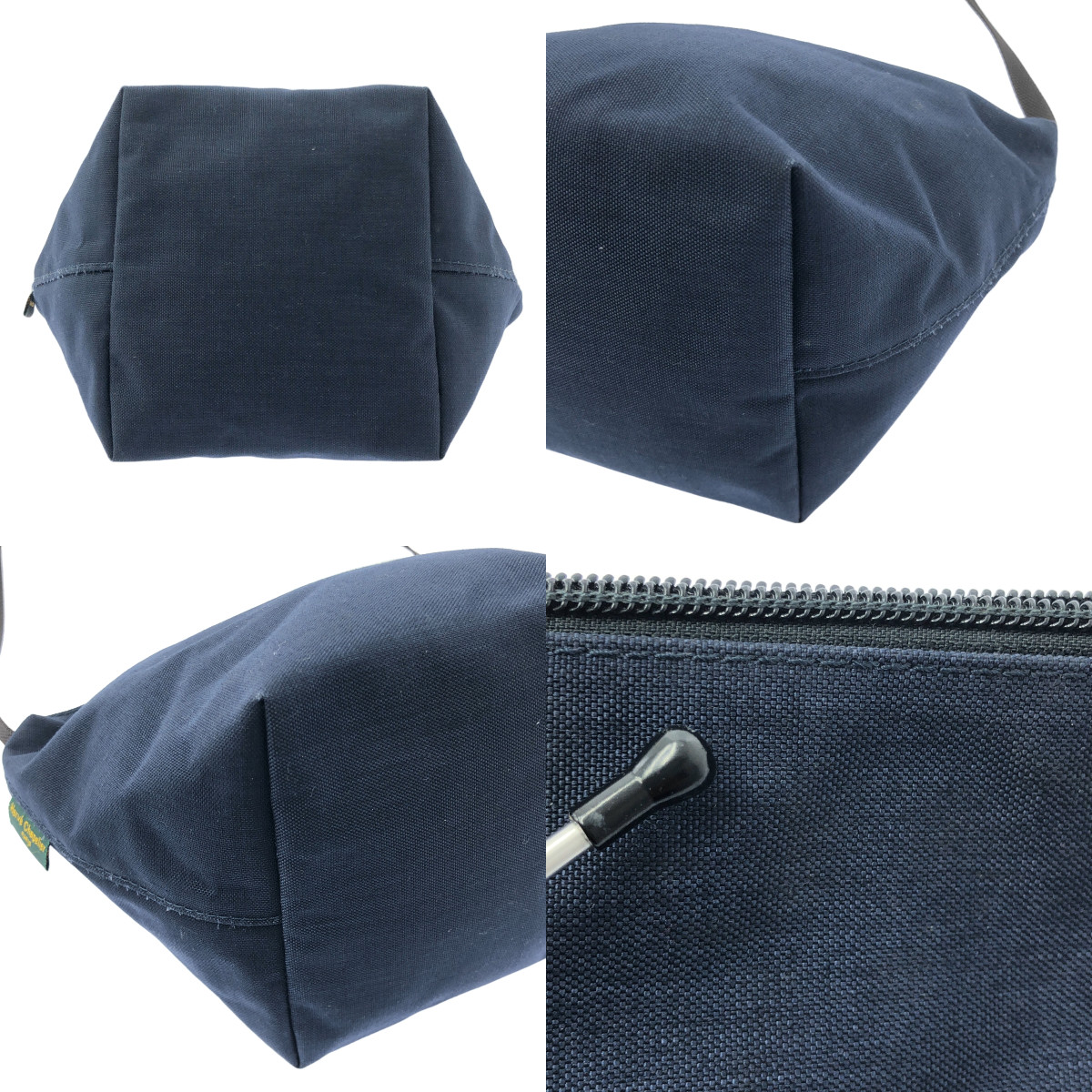 HERVE CHAPELIER / エルベシャプリエ ナイロン 舟型 ショルダーバッグ XS