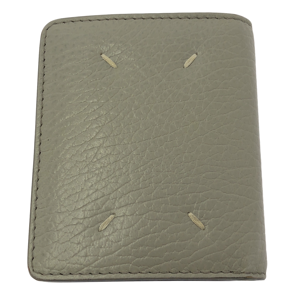 Maison Margiela / メゾンマルジェラ 4ステッチ 二つ折り ウォレット / グレイニーレザー