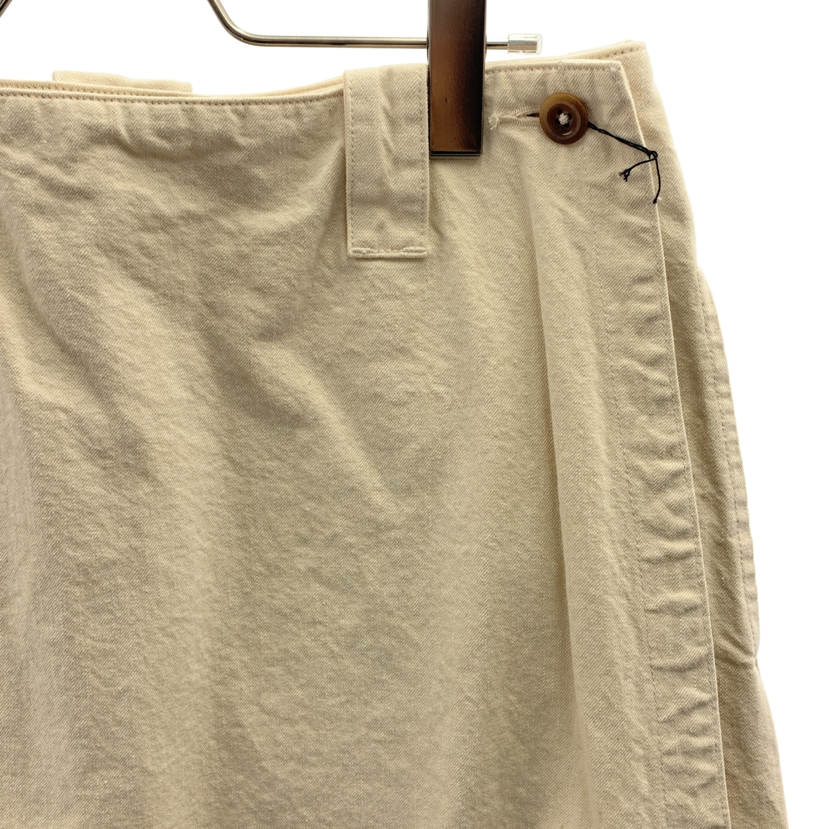 MHL. / エムエイチエルマーガレットハウエル オーバーシルエット ラップ スカート