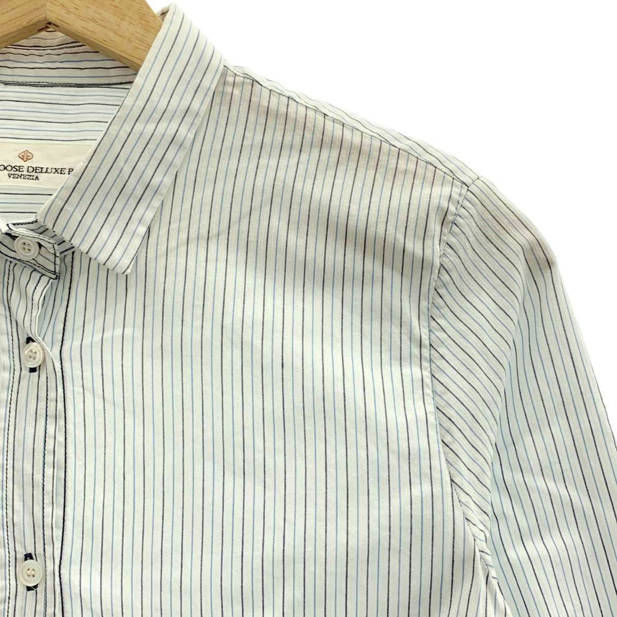 GOLDEN GOOSE / ゴールデングース ビッグポケット ストライプシャツ