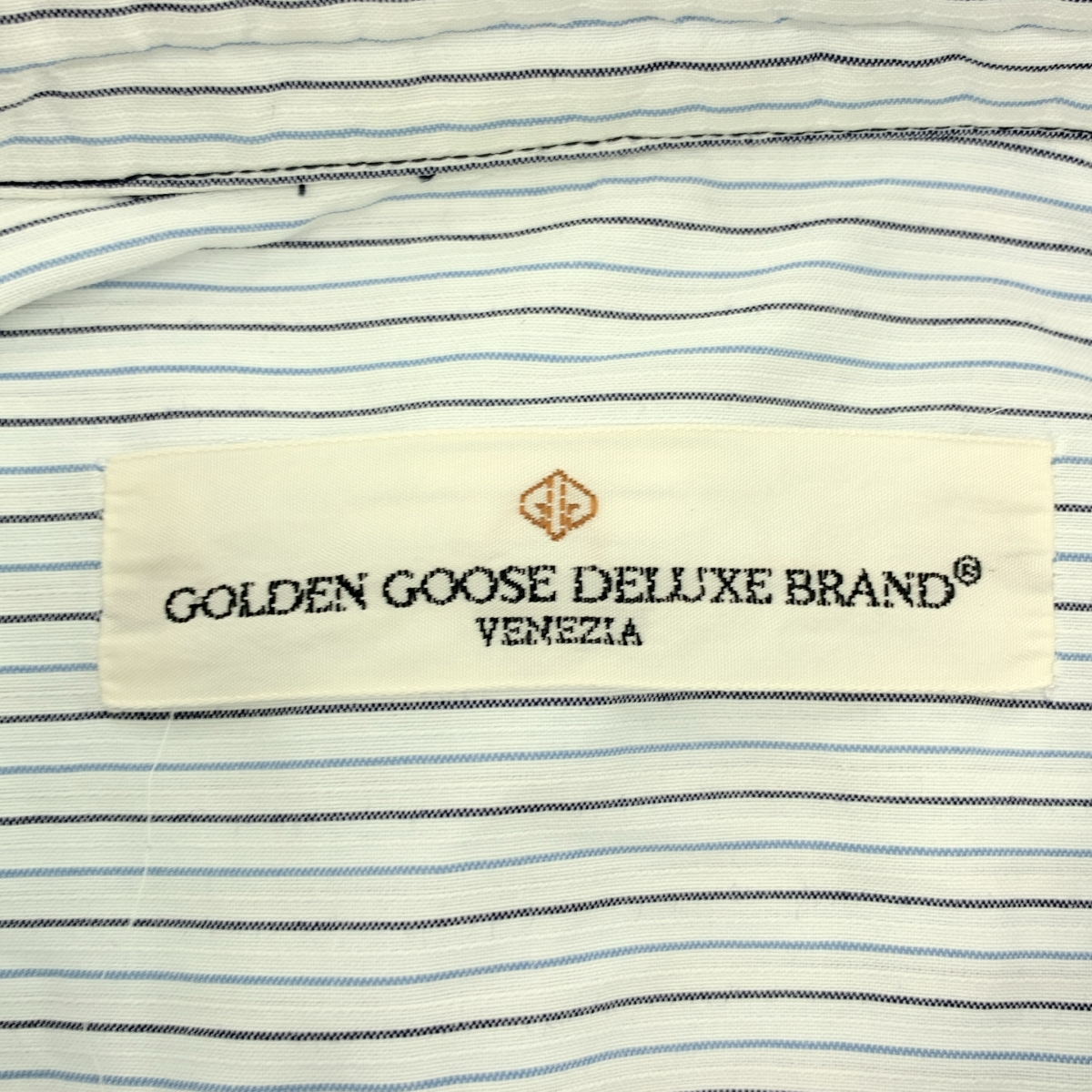 GOLDEN GOOSE / ゴールデングース ビッグポケット ストライプシャツ