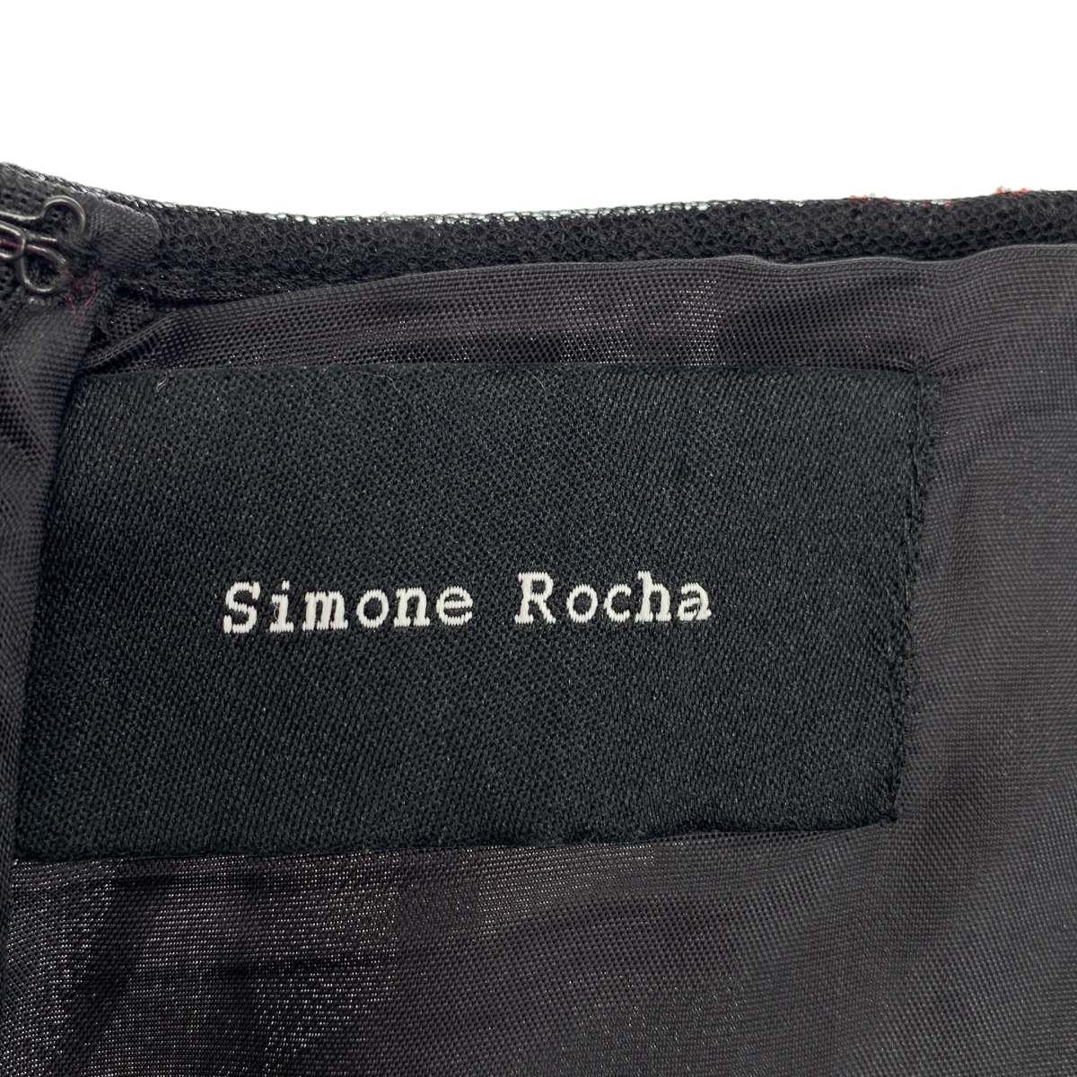 Simone Rocha / シモーネロシャ エンブロイダリー アシンメトリー チュール スカート / 裏地付き