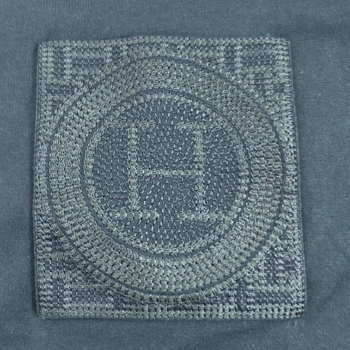 HERMES / エルメス コットン H刺しゅう ポケット付き ワンピース