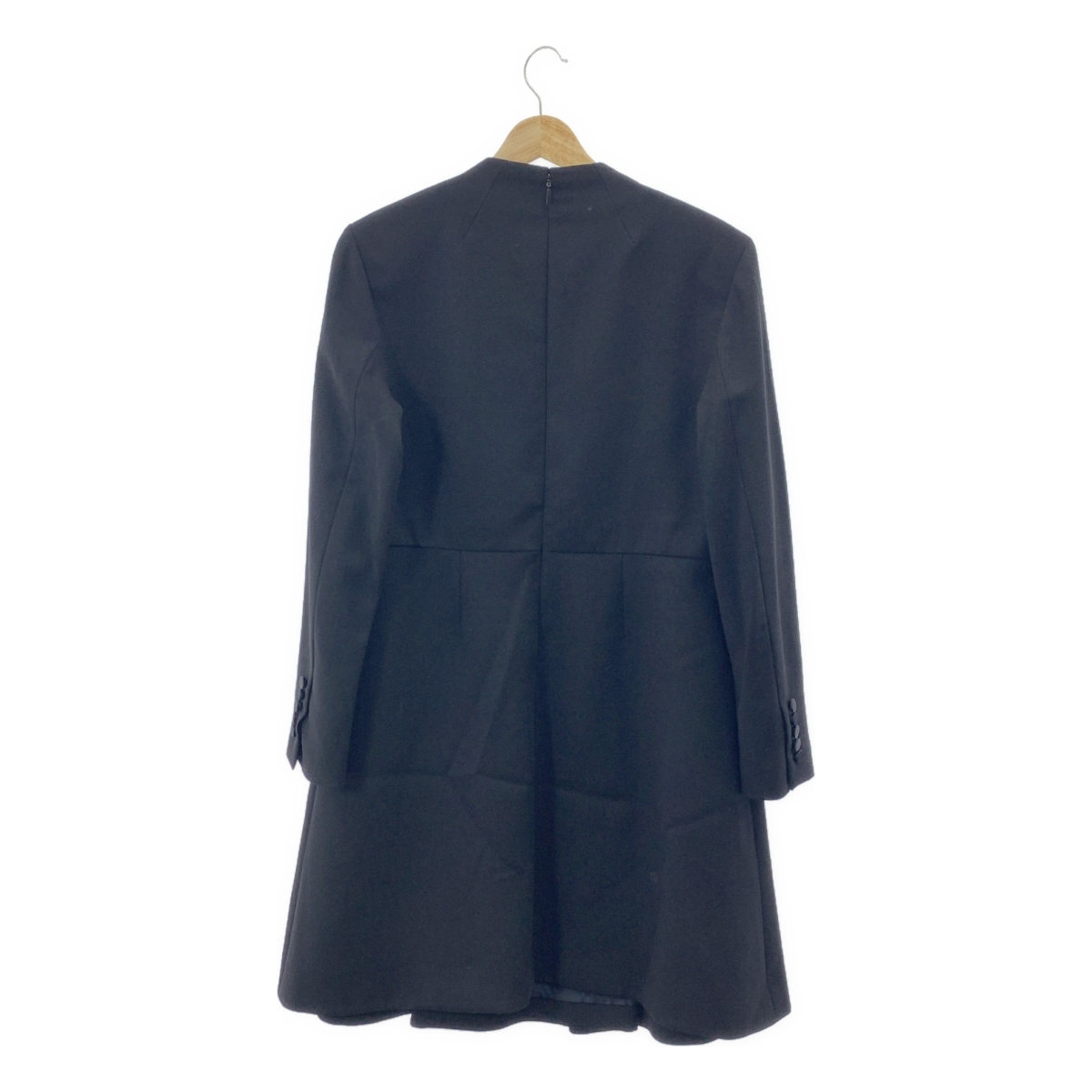 SAINT LAURENT PARIS / サンローランパリ ウール バックジップ ドレス ワンピース