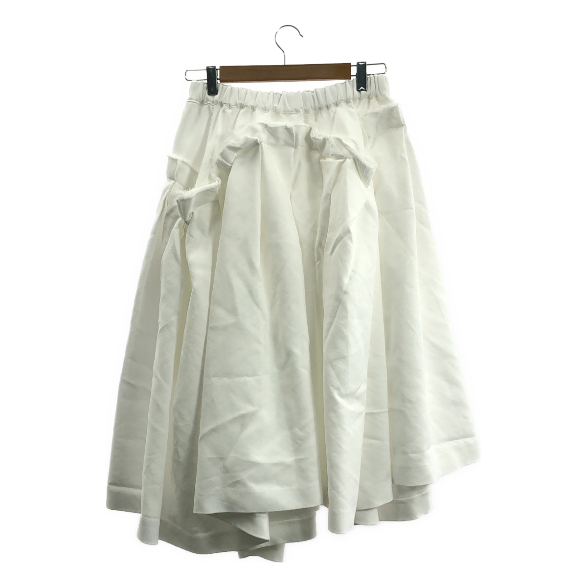 COMME des GARCONS / コムデギャルソン カットオフ加工 ポリエステル ランダム フレア スカート