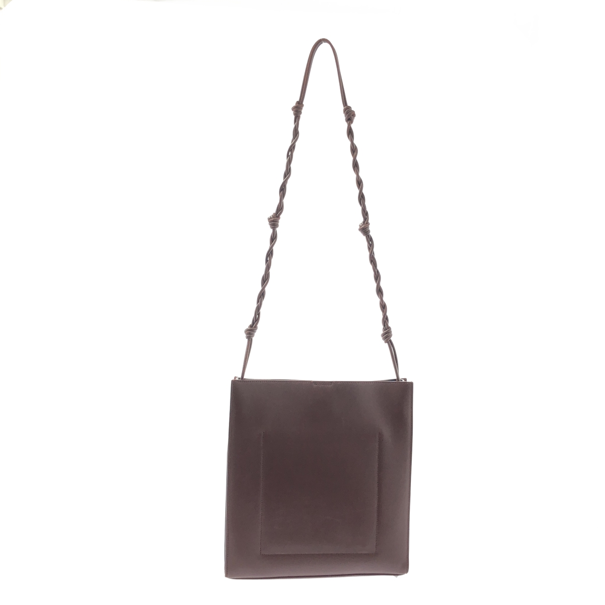 JIL SANDER / ジルサンダー Tangle ミディアム レザー スクエア ショルダーバッグ