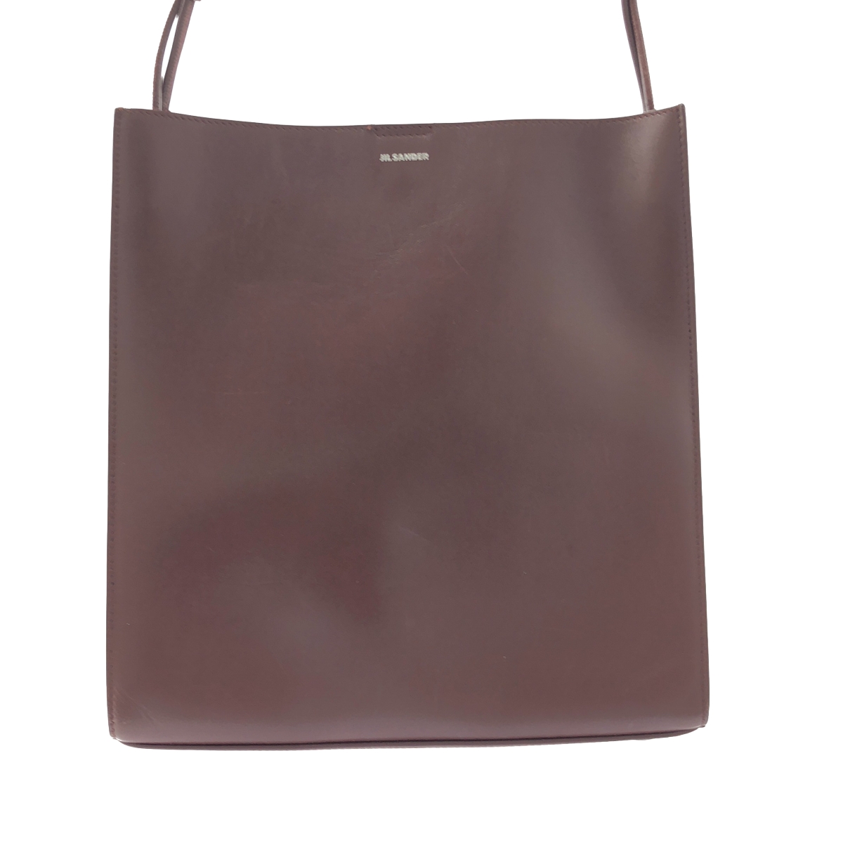 JIL SANDER / ジルサンダー Tangle ミディアム レザー スクエア ショルダーバッグ
