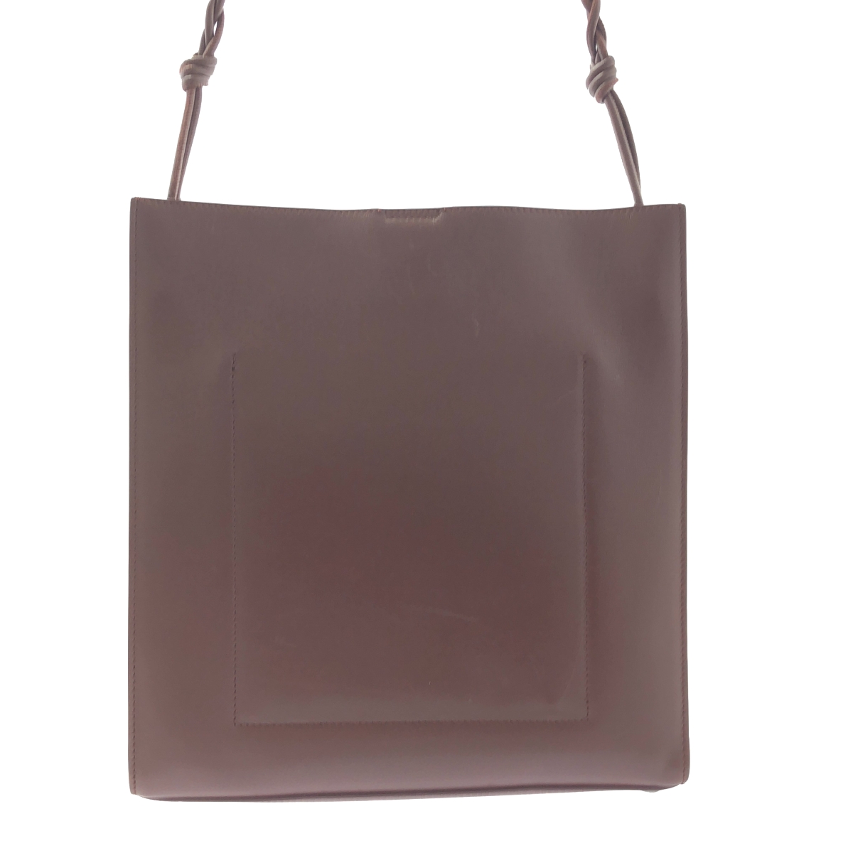 JIL SANDER / ジルサンダー Tangle ミディアム レザー スクエア ショルダーバッグ