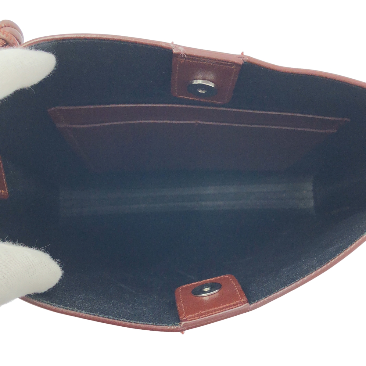 JIL SANDER / ジルサンダー Tangle ミディアム レザー スクエア ショルダーバッグ