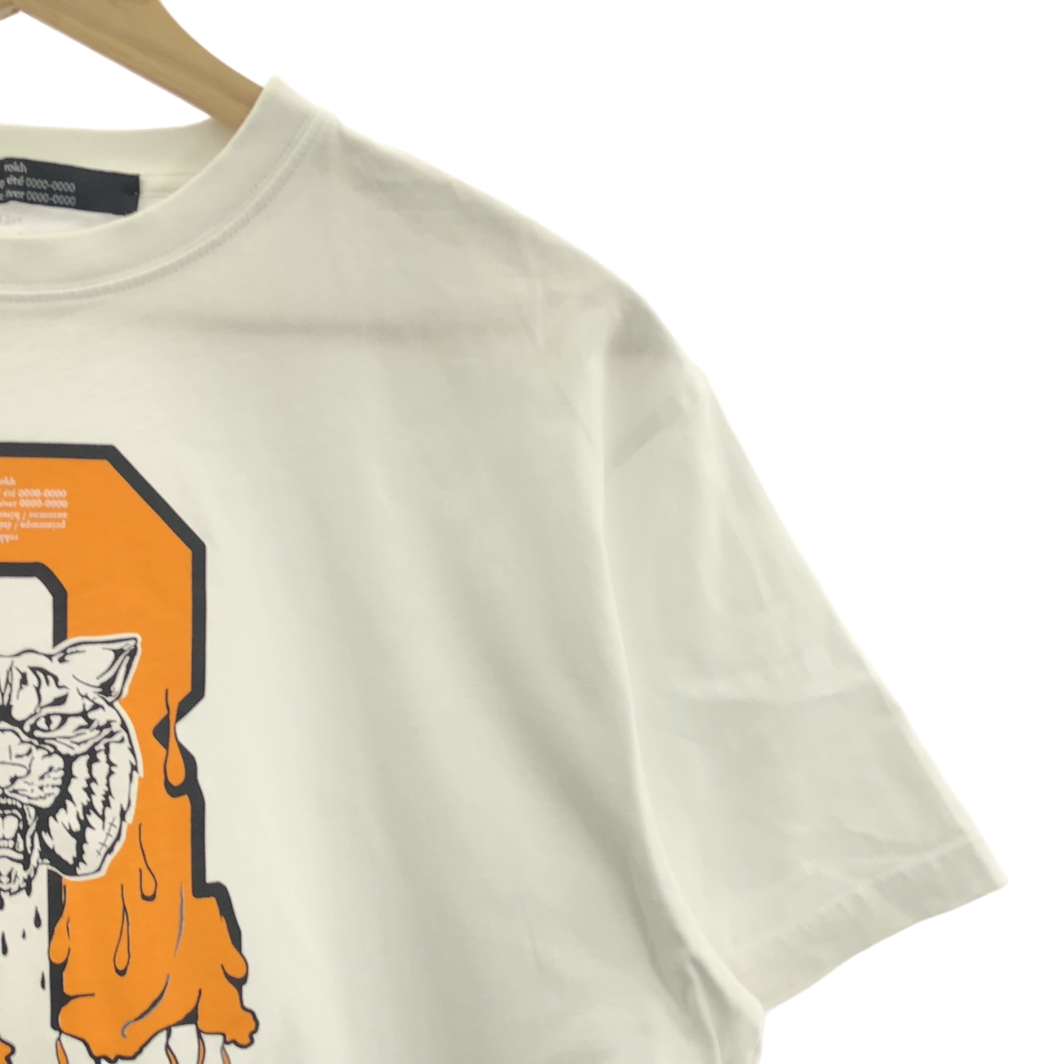 Rokh / ロック ロゴ プリント Tシャツ カットソー