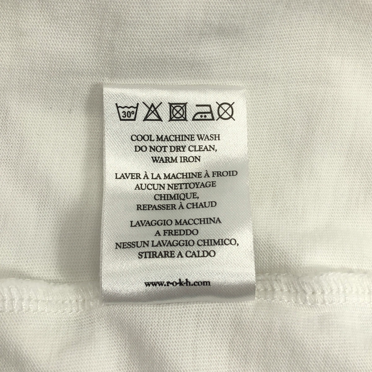 Rokh / ロック ロゴ プリント Tシャツ カットソー