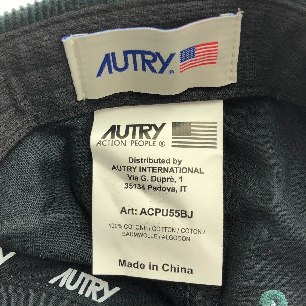 AUTRY / オートリー CORDUROY CAP ロゴ キャップ