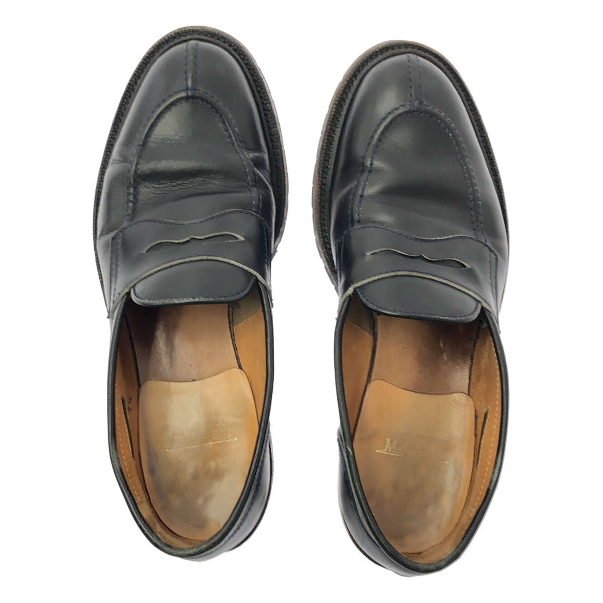 MAKERS / メイカーズメーカーズ Vチップ レザー ローファー