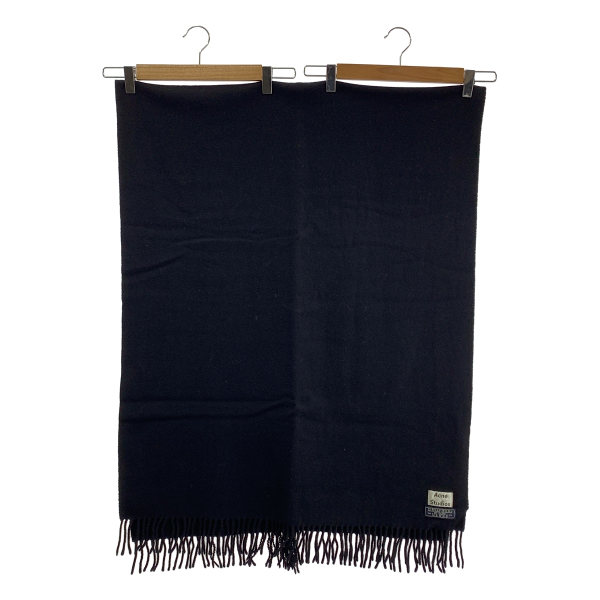 Acne Studios / アクネストゥディオズ VIRGIN WOOL / ウール フリンジ 大判 ストール マフラー / ユニセックス