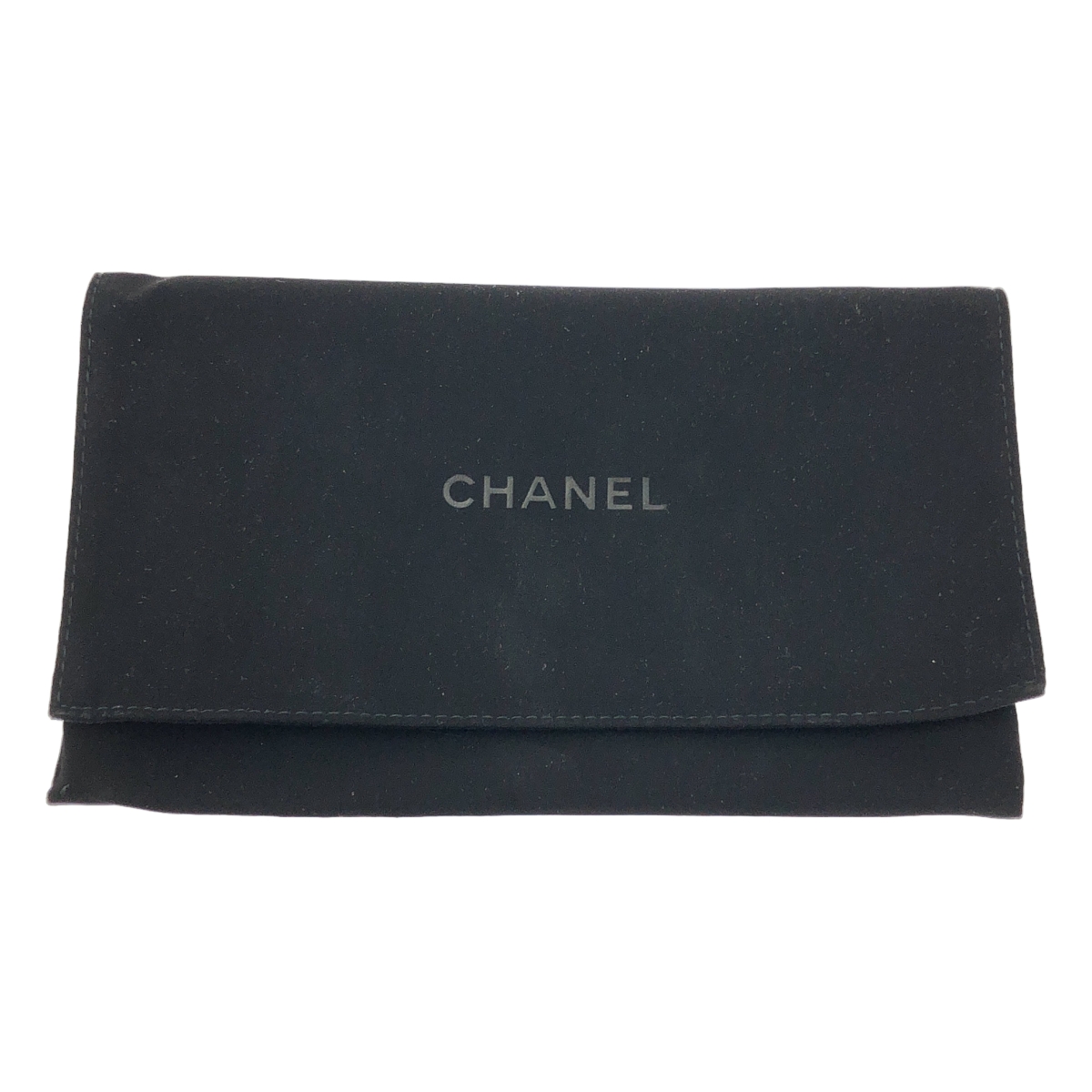 CHANEL / シャネル タイポグラフィ マトラッセ ラウンドファスナー ロングウォレット 長財布