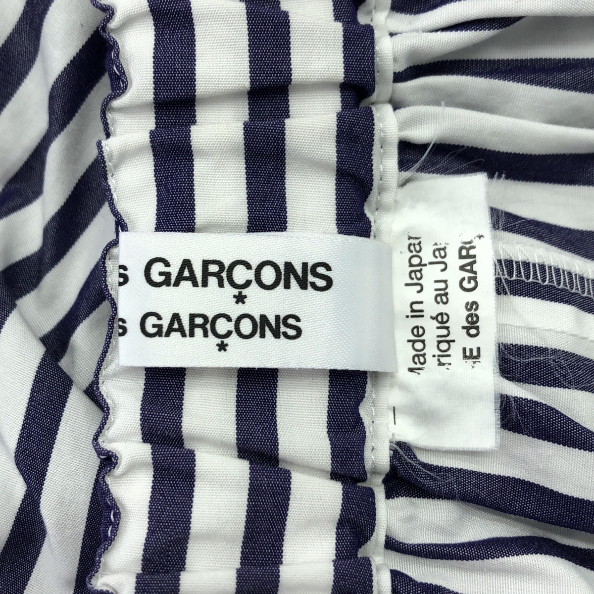 COMME des GARCONS COMME des GARCONS / コムコム ストライプ イージースカート