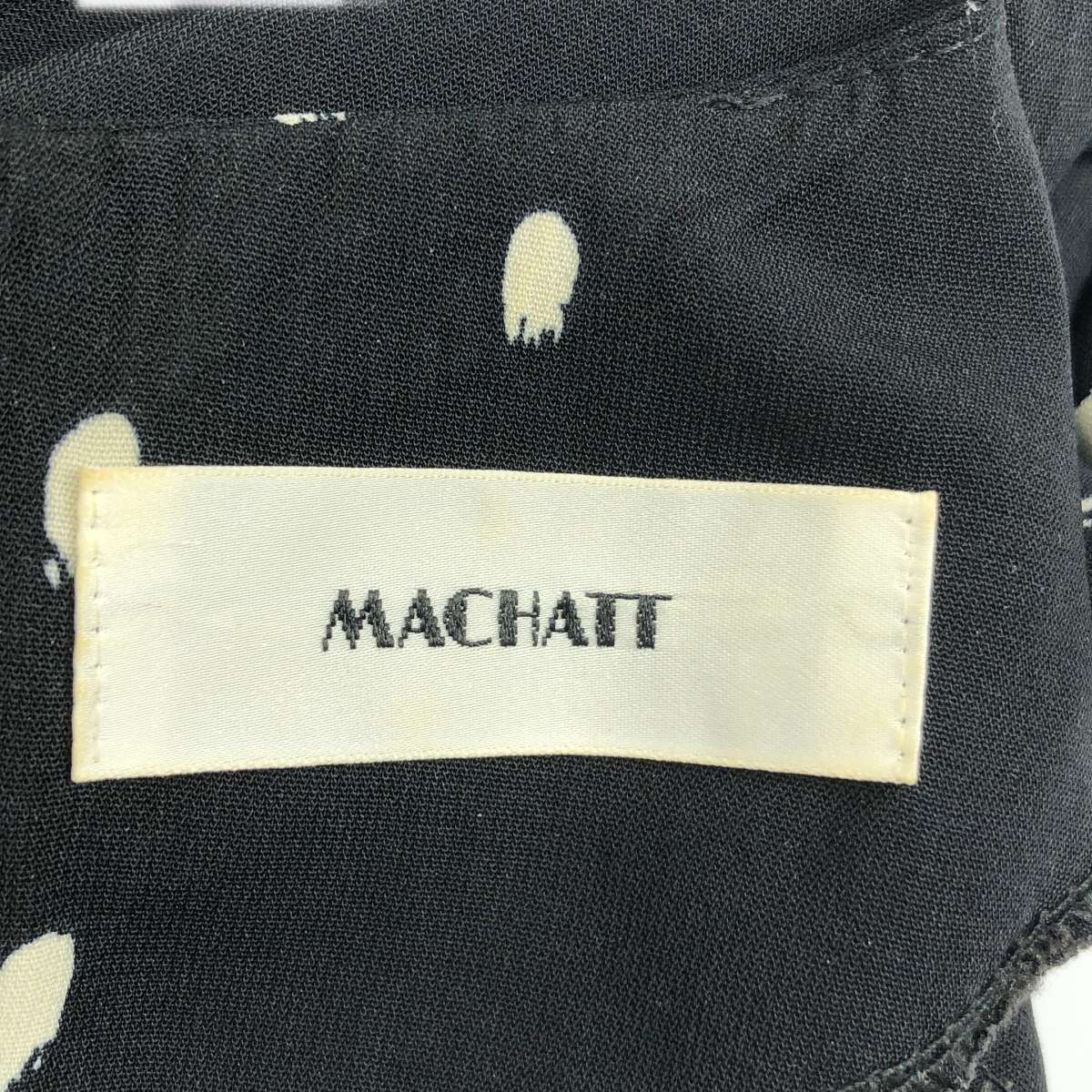 MACHATT / マチャット ドット ポリエステル ワンピース
