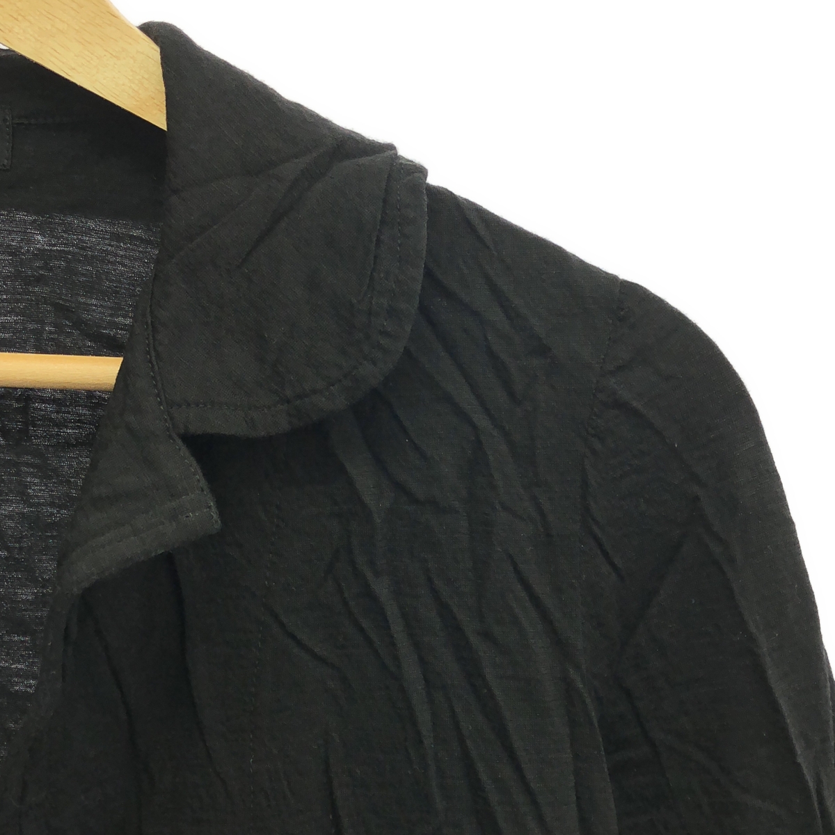 tricot COMME des GARCONS / トリココムデギャルソン 染め加工 丸襟 ボタンレス カーディガン トップス