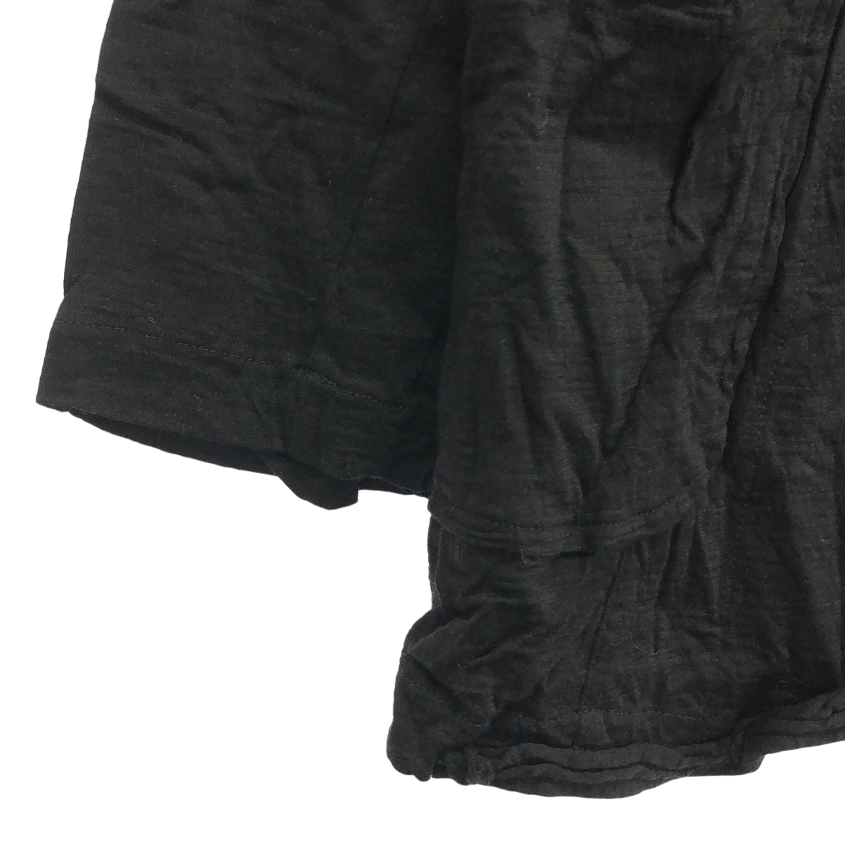 tricot COMME des GARCONS / トリココムデギャルソン 染め加工 丸襟 ボタンレス カーディガン トップス