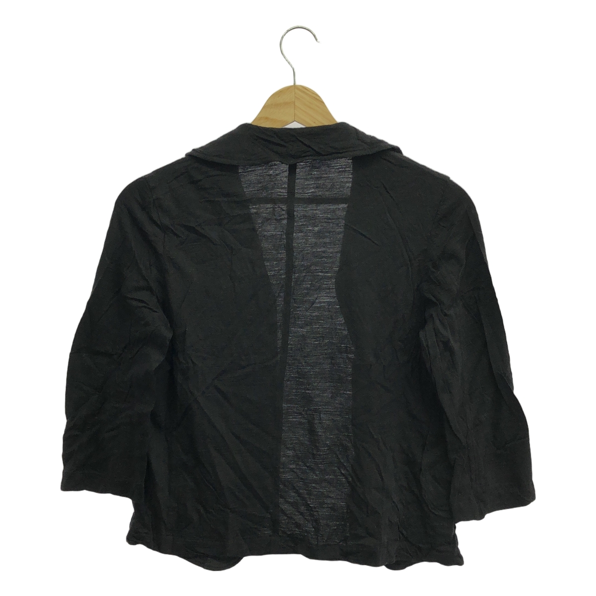 tricot COMME des GARCONS / トリココムデギャルソン 染め加工 丸襟 ボタンレス カーディガン トップス